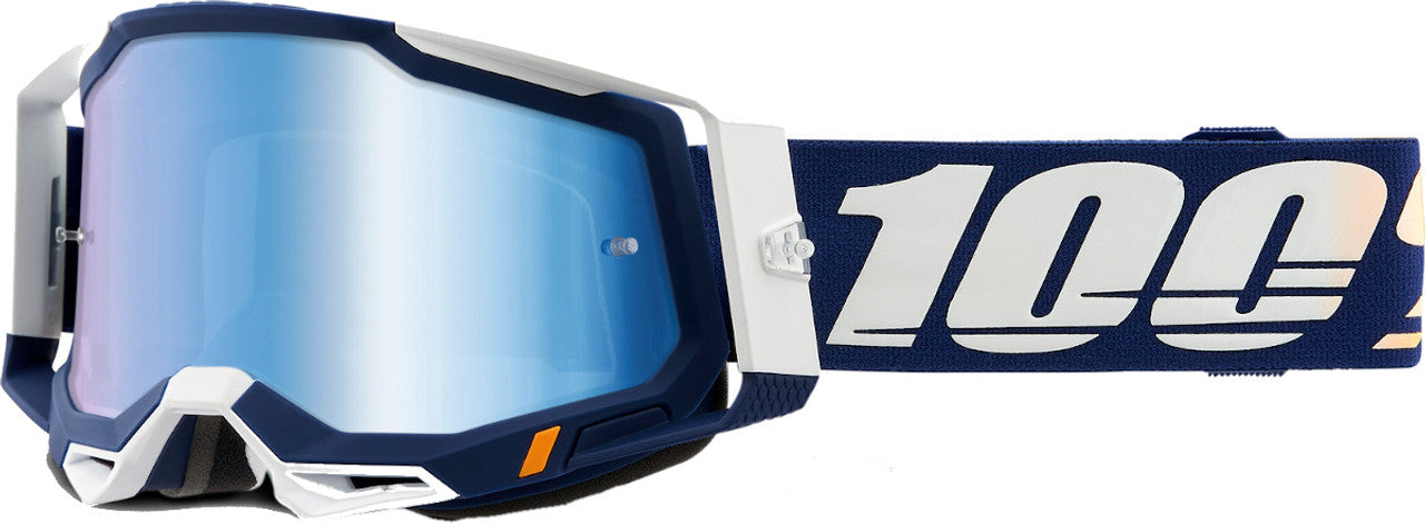 100% Racecraft 2 Goggle Concordia - Mirror Blue