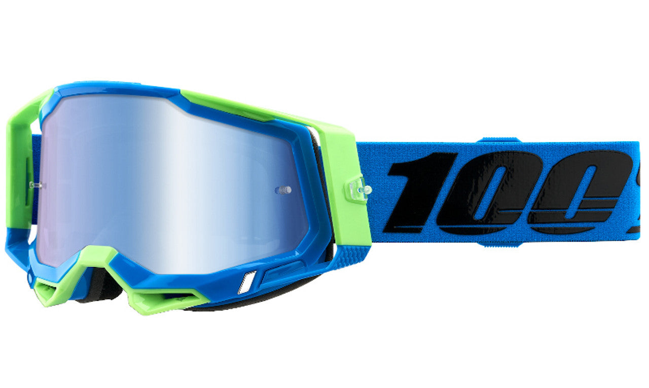 100% Racecraft 2 Goggle Fremont - Mirror Blue
