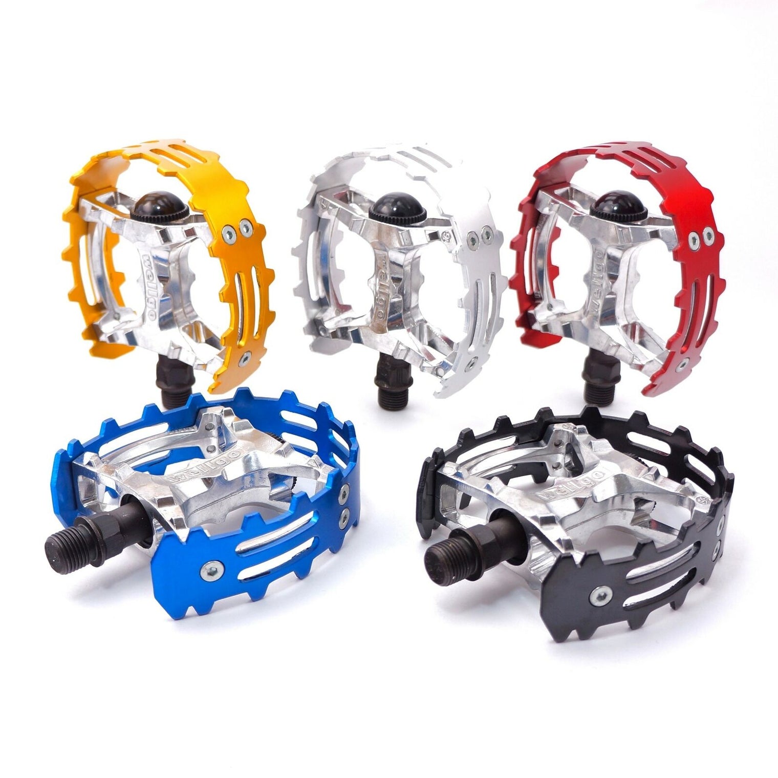 Wellgo Bear Trap-alloy Cage Pedals -1/2-L/B