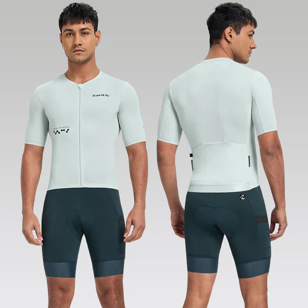 Santic Jersey Fuyao S/s Blue