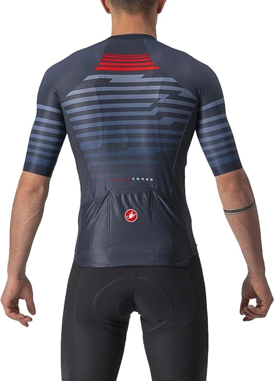 Castelli Climber's 3.0 SL SS Jersey Savile Blue/red