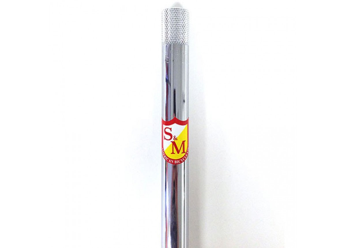 S & M Old School Alloy Seat Post Straight 22.2 X 300 MM Black