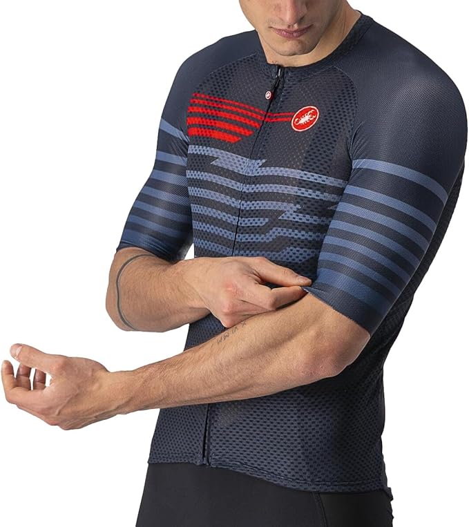 Castelli Climber's 3.0 SL SS Jersey Savile Blue/red