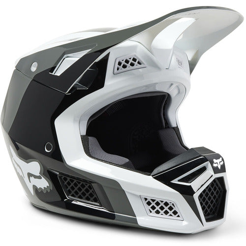 Fox Head V3 RS Efekt Helmet Ece Blk/Wht XL