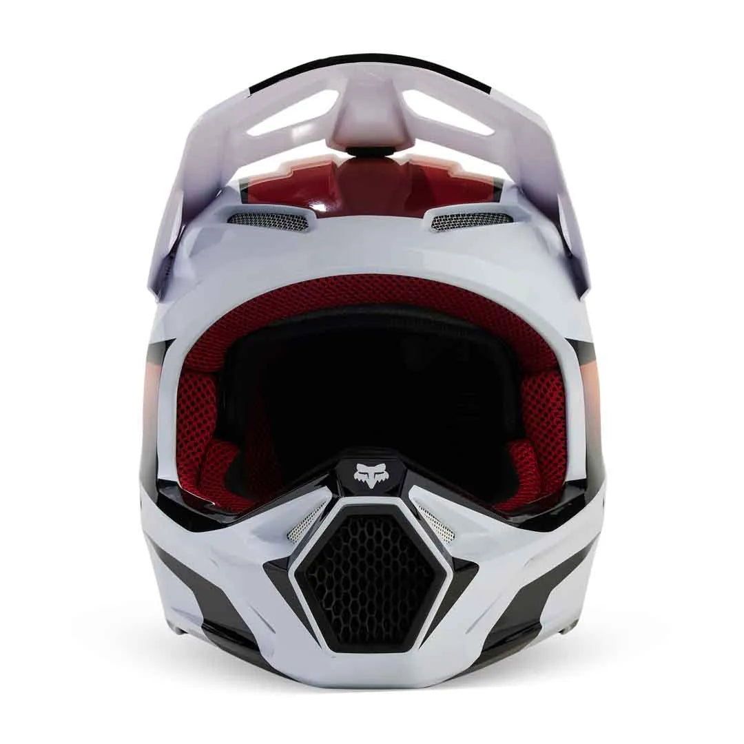 Fox V1 Flora Helmet White/black