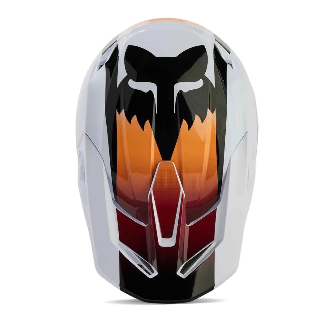 Fox V1 Flora Helmet White/black