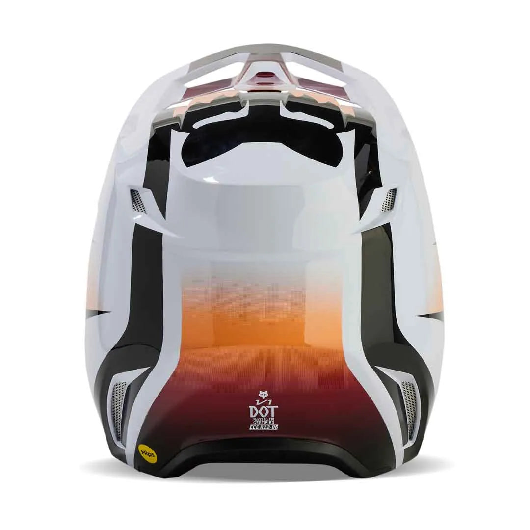 Fox V1 Flora Helmet White/black