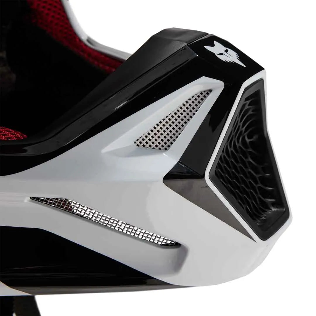 Fox V1 Flora Helmet White/black