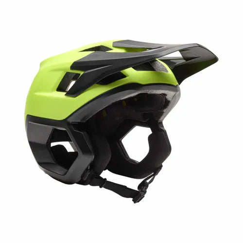 Fox Dropframe Helmet, Flourecent Yellow