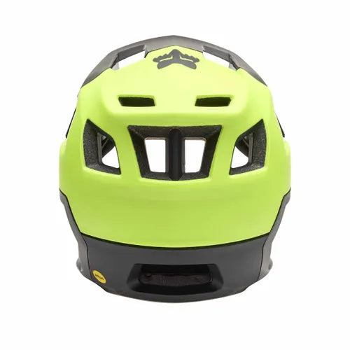 Fox Dropframe Helmet, Flourecent Yellow