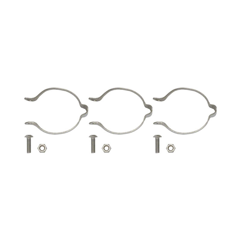 Dia-compe Clamp On Cable Guides Stainless 28.6MM 3 Pack