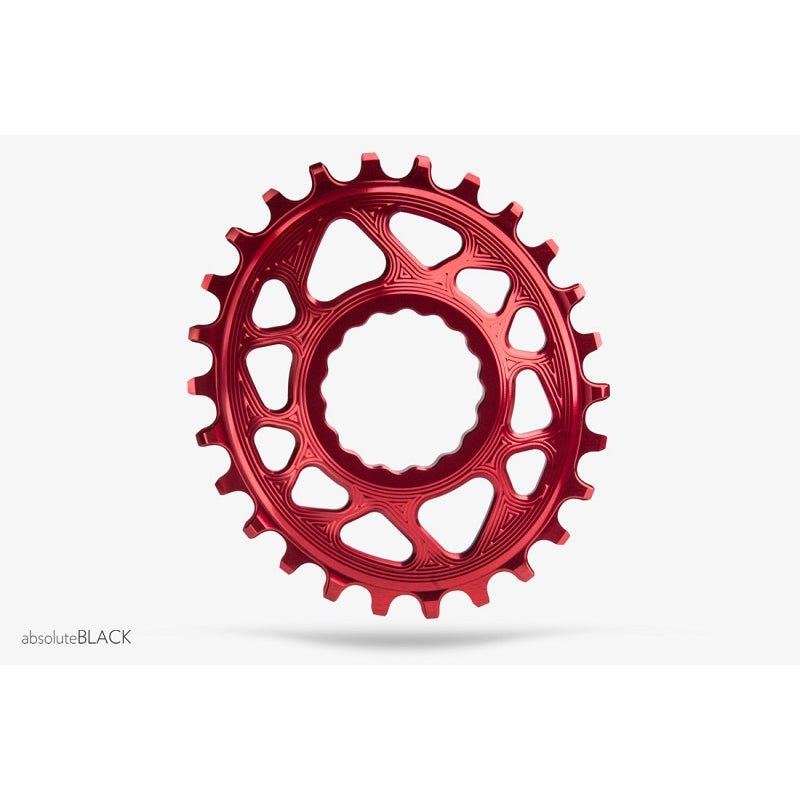 Absolute Black Traction Oval Cinch Chainring