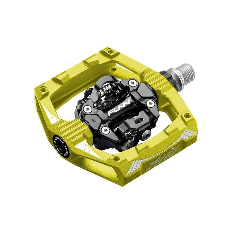 Funn Ripper Mtb Clipless Pedal With Steel Gold Pins