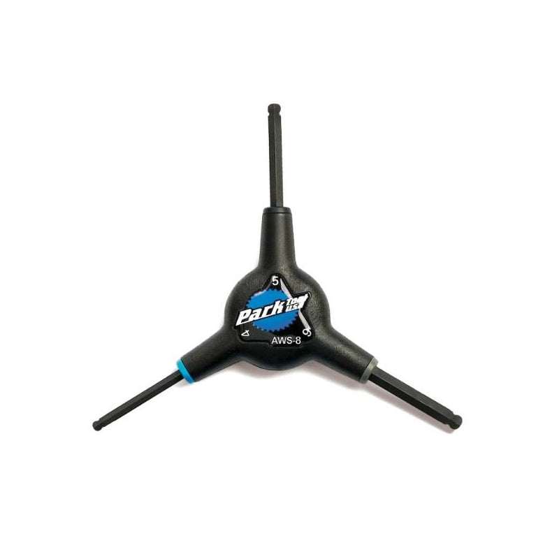 Park Tool 3 Way Ball End Hex Wrench AWS-8