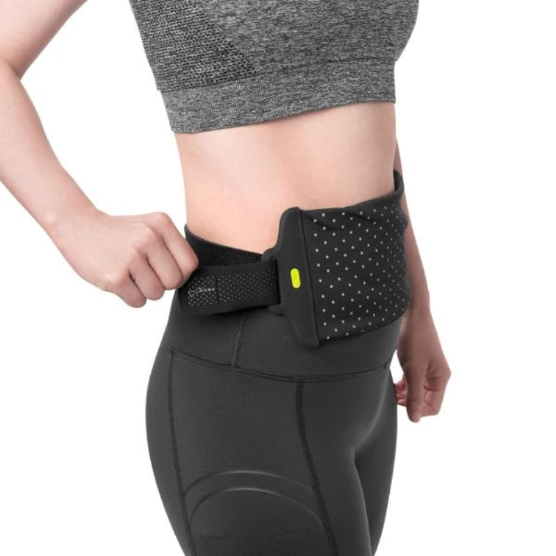 Bone Head Bone Run Tie Belt - Extra Large - Fits Smartphone 4-7.2 Inch - Black
