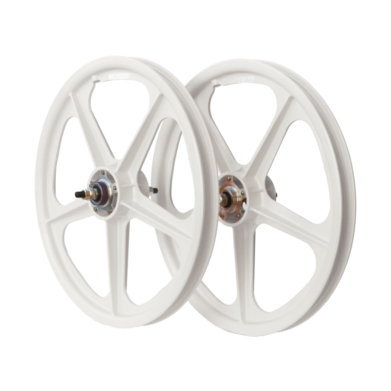 Skyway Tuff II 5 Spoke Silver Rivet 20 Inch Wheelset