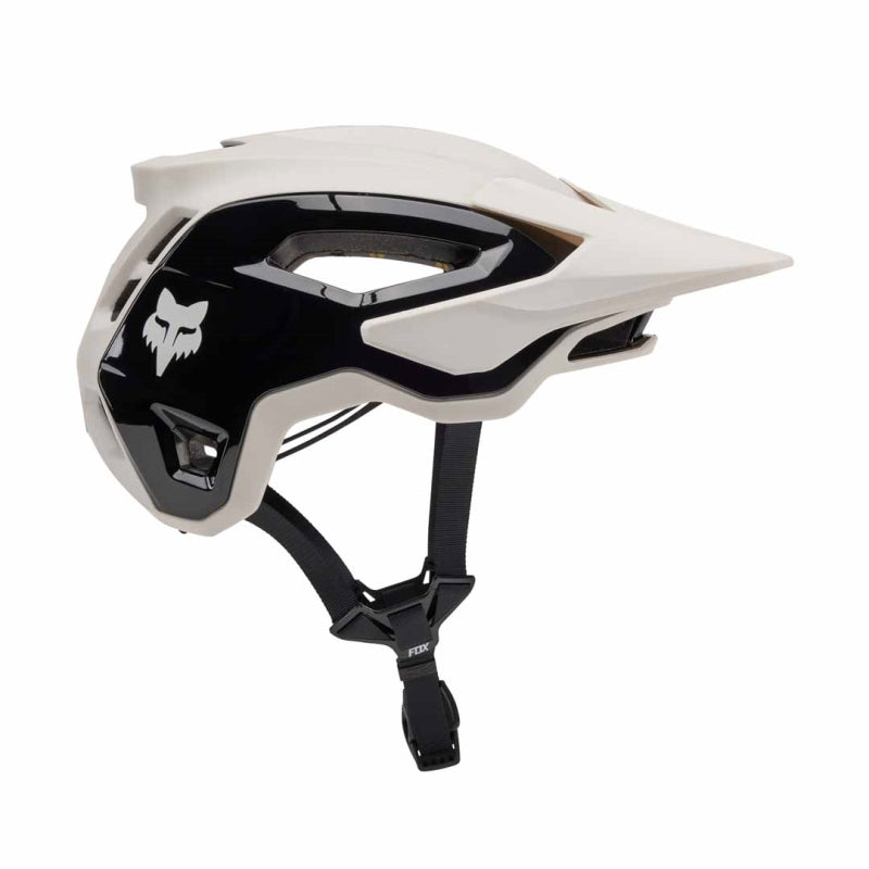 Fox Speedframe Pro Blocked Helmet, Vintage White