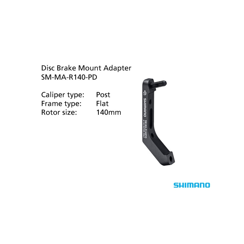 Shimano SM-MA140-R-140 Mount Adapter Flat Mount Rear 140MM
