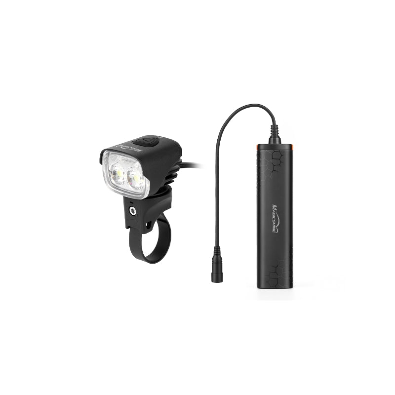 Magicshine MJ902S Front Light - 3000 Lumen Garmin Mount W/ Battery MJ-6116C ( 7.2V 7AH)