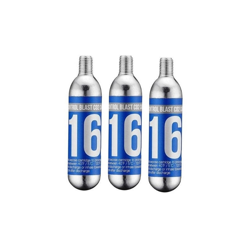 Giant Control Blast CO2 Cartridges 3 Pack 16G Threaded