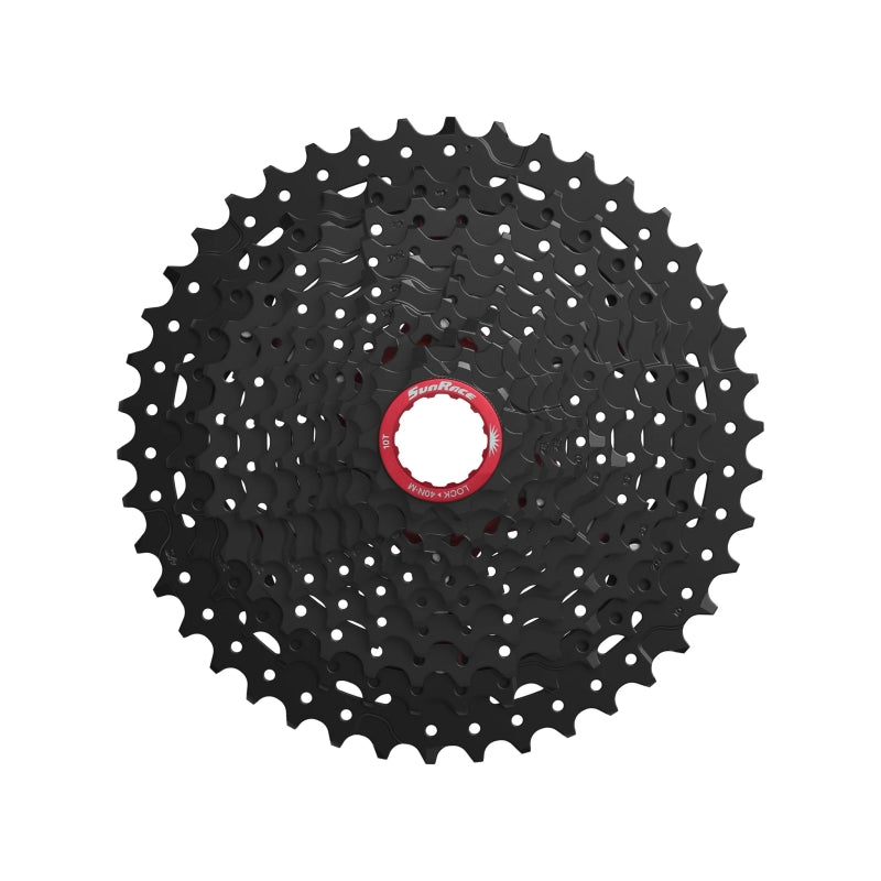 Sunrace XD Type Cassette - 11 Speed - 10-42T - Black/chrome