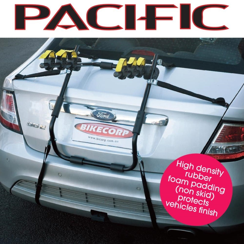 Pacific Bike Rack Rear Strap Mount 3 Bike Wide