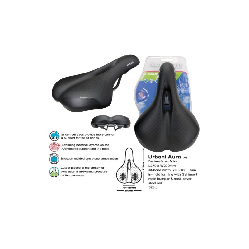 Acentia Urbani Aura Gel Saddle
