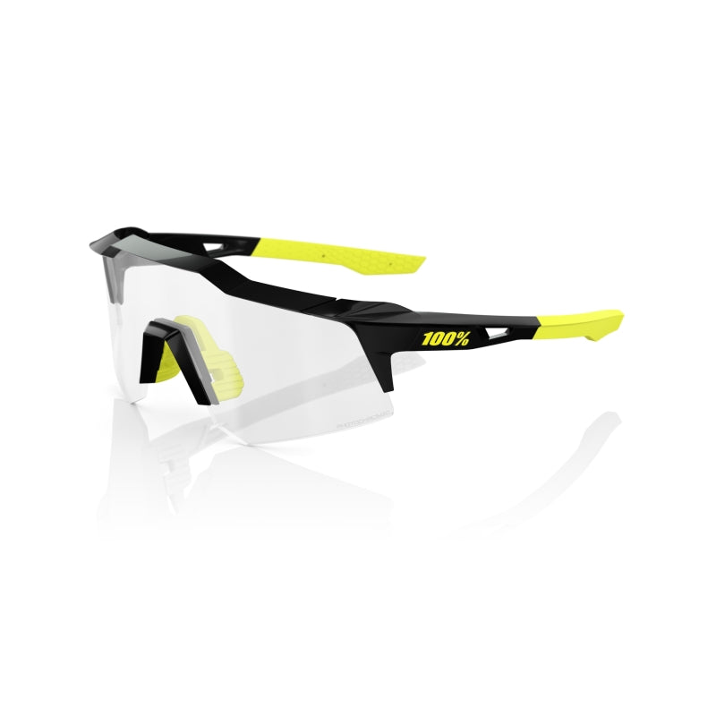 100% Speedcraft XS - Gloss Black - Photochromic