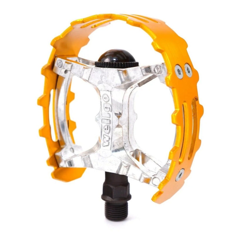 Wellgo Bear Trap-alloy Cage Pedals -1/2-L/B