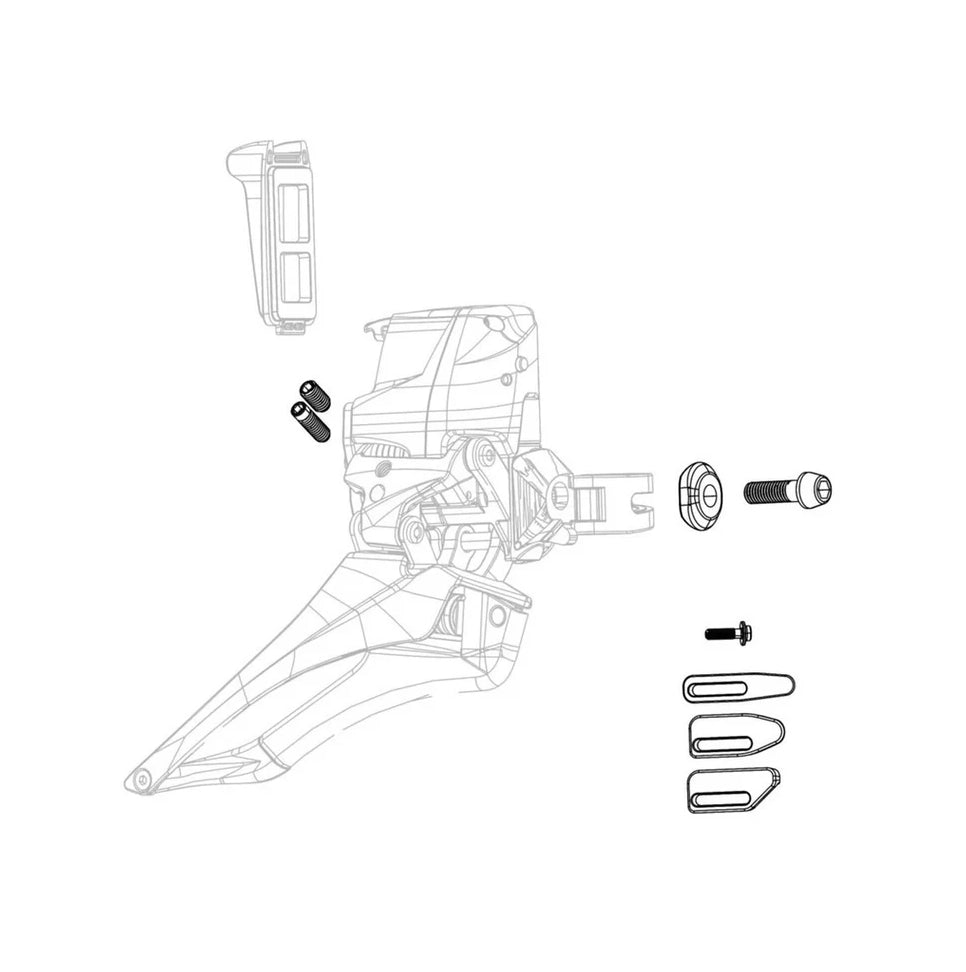 Sram FD Spares Kit Red Etap Axs Red Etap Axs Front Derailleur Spare Parts Kit N