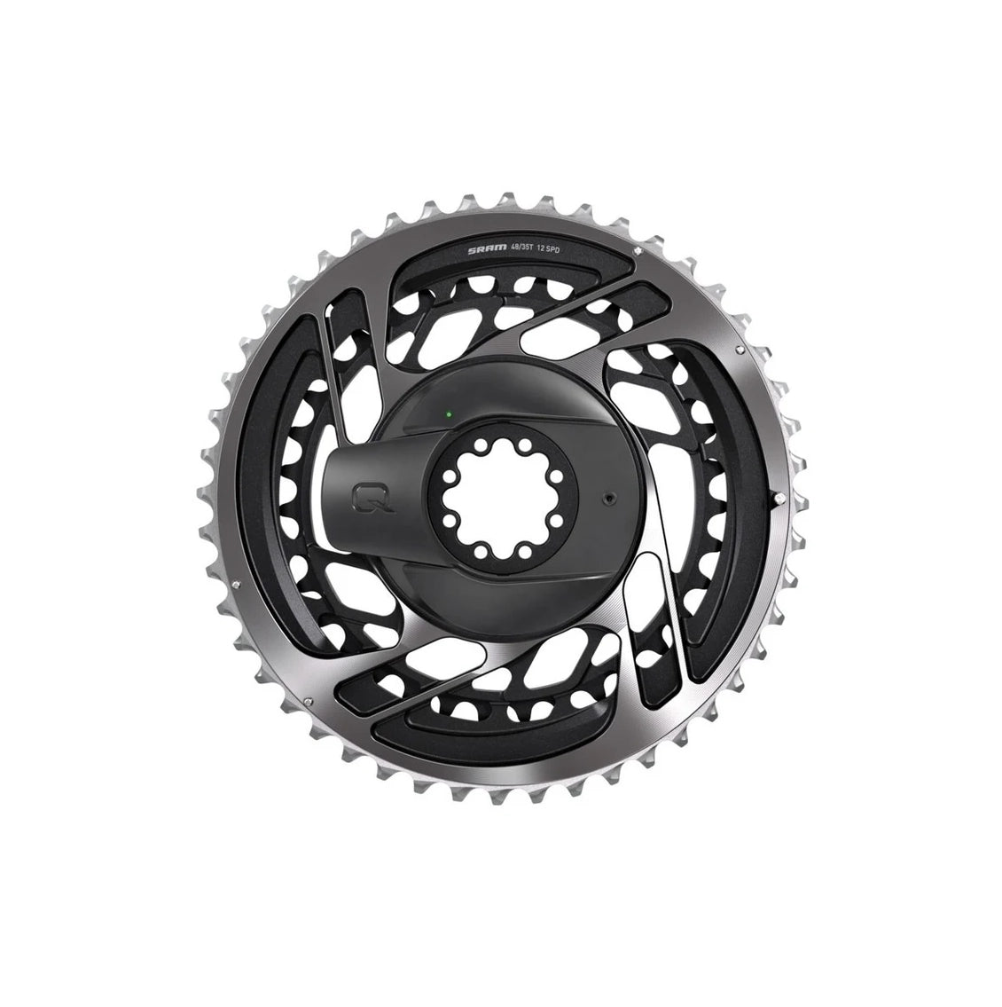 Sram PM Red Axs D1 2X 46T 33T DM Powermeter Kit DM 46T 33T Red Axs D1 Polar Grey + Chainrings