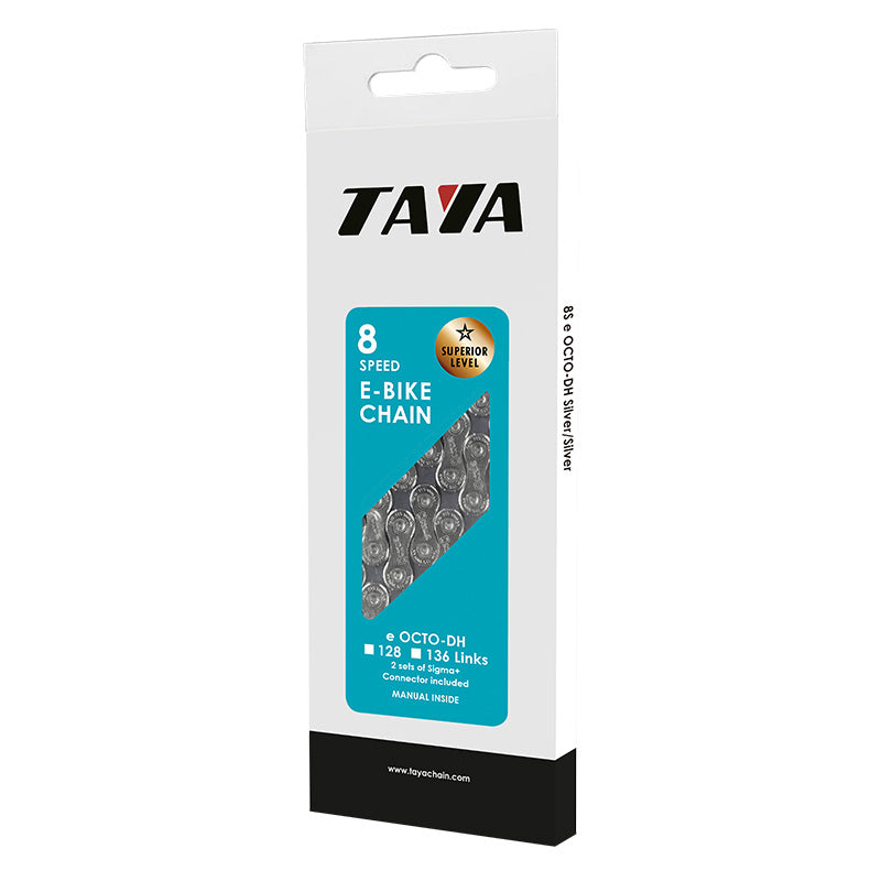 Cahin Taya E-octo DH Ebike 8SPD 136L Silver