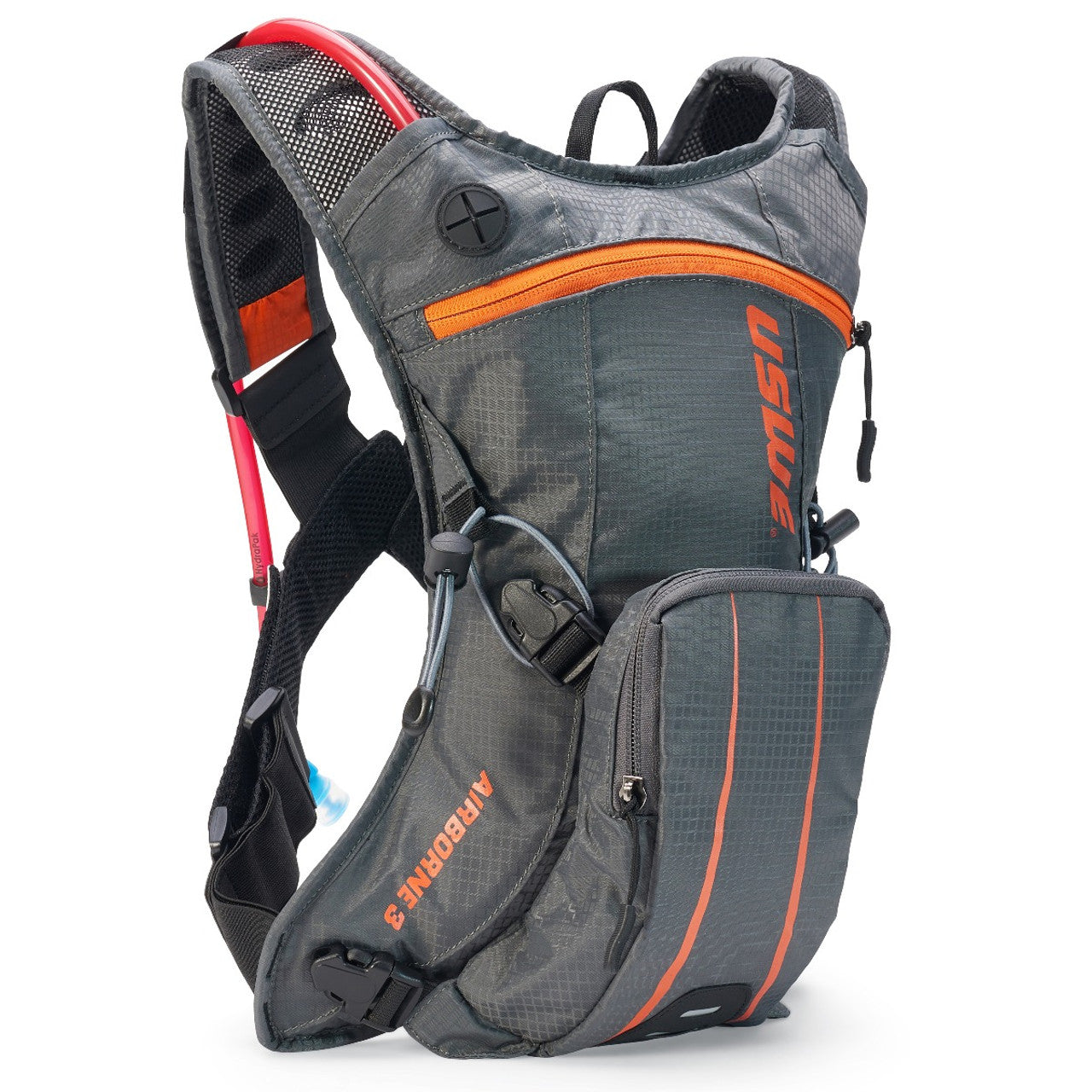 Uswe Airborne 3L MTB Hydration Pack Gray/orange