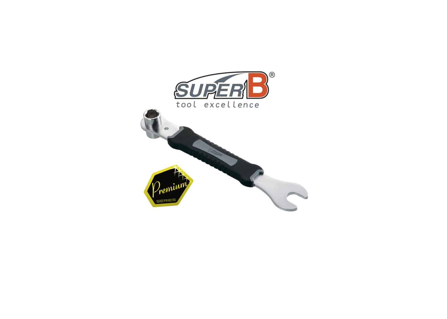 Super B Superb Multi Pedal Wrench 14 And 15MM Sockets