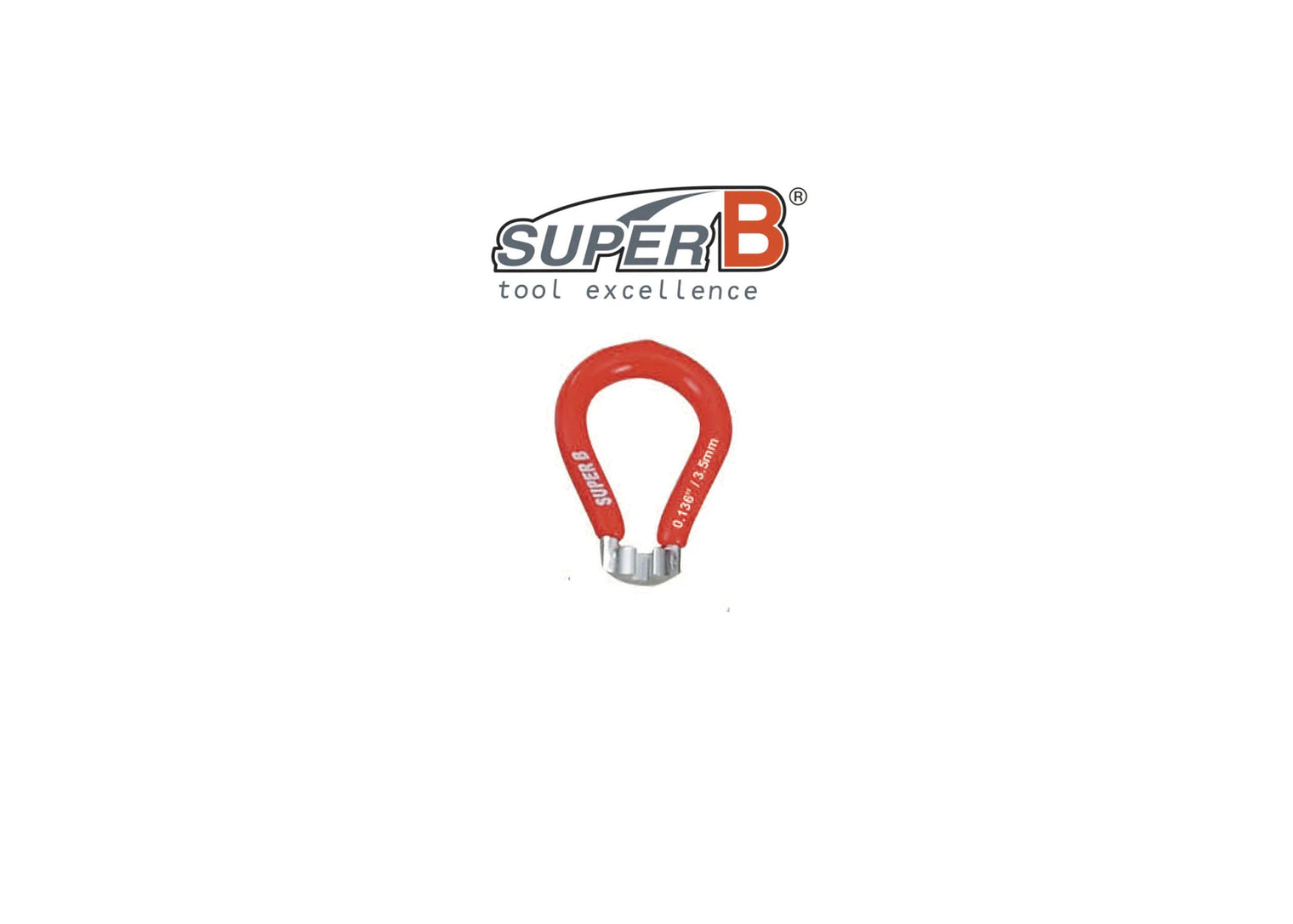 Super B Superb Spoke Wrench 3.5MM Red