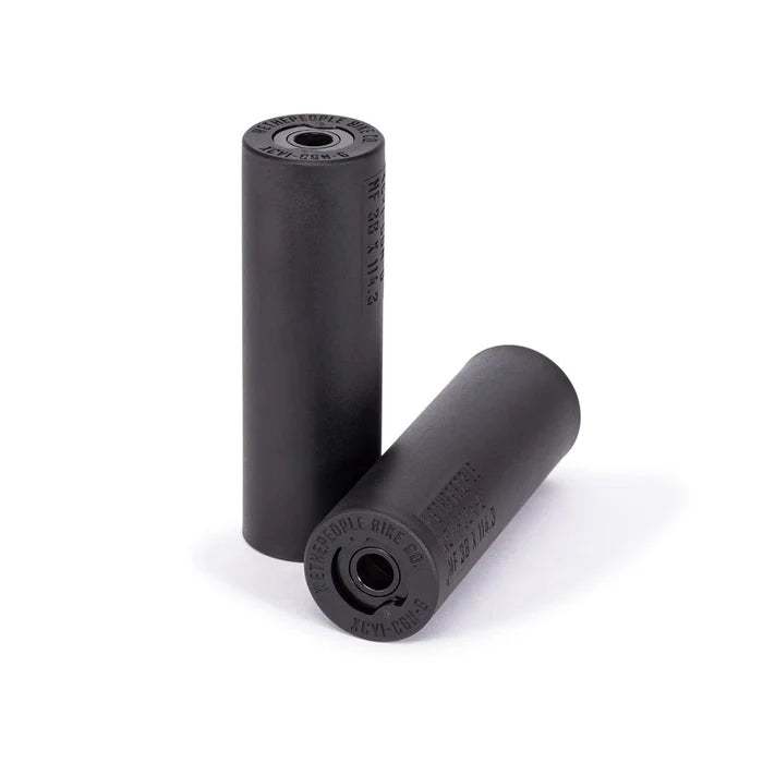 Wethepeople Axle Peg SET-TEMPER-4.55 Inch-chromo/nylon-blac 4.55 Inch - 114 X 38 MM