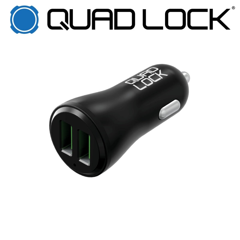 Quad Lock Dual Usb 12V Quick Charge Car Charger