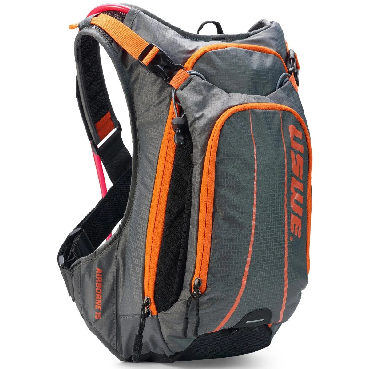 Uswe Airborne 15L MTB Hydration Pack Gry/org