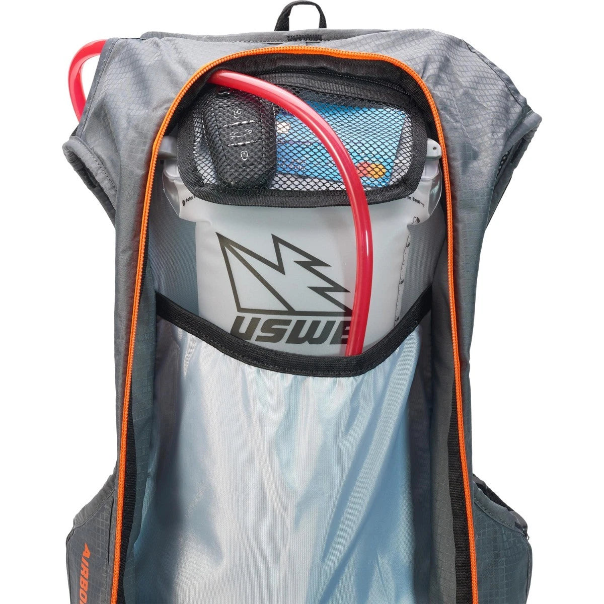 Uswe Airborne 15L MTB Hydration Pack Gry/org