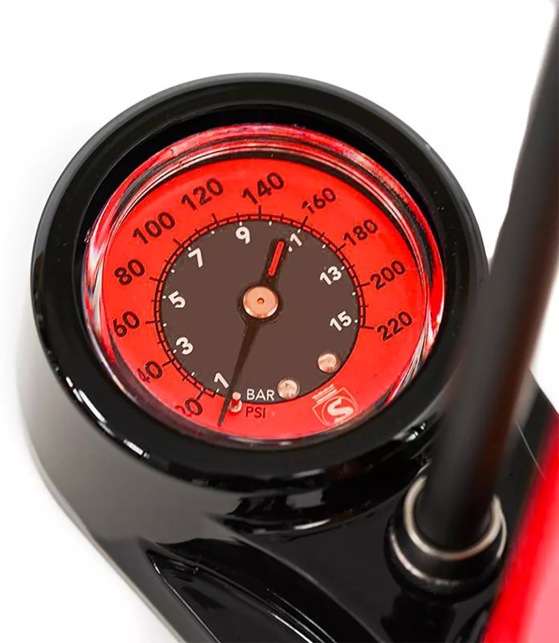 Silca Pista 220psi Floor Pump Red