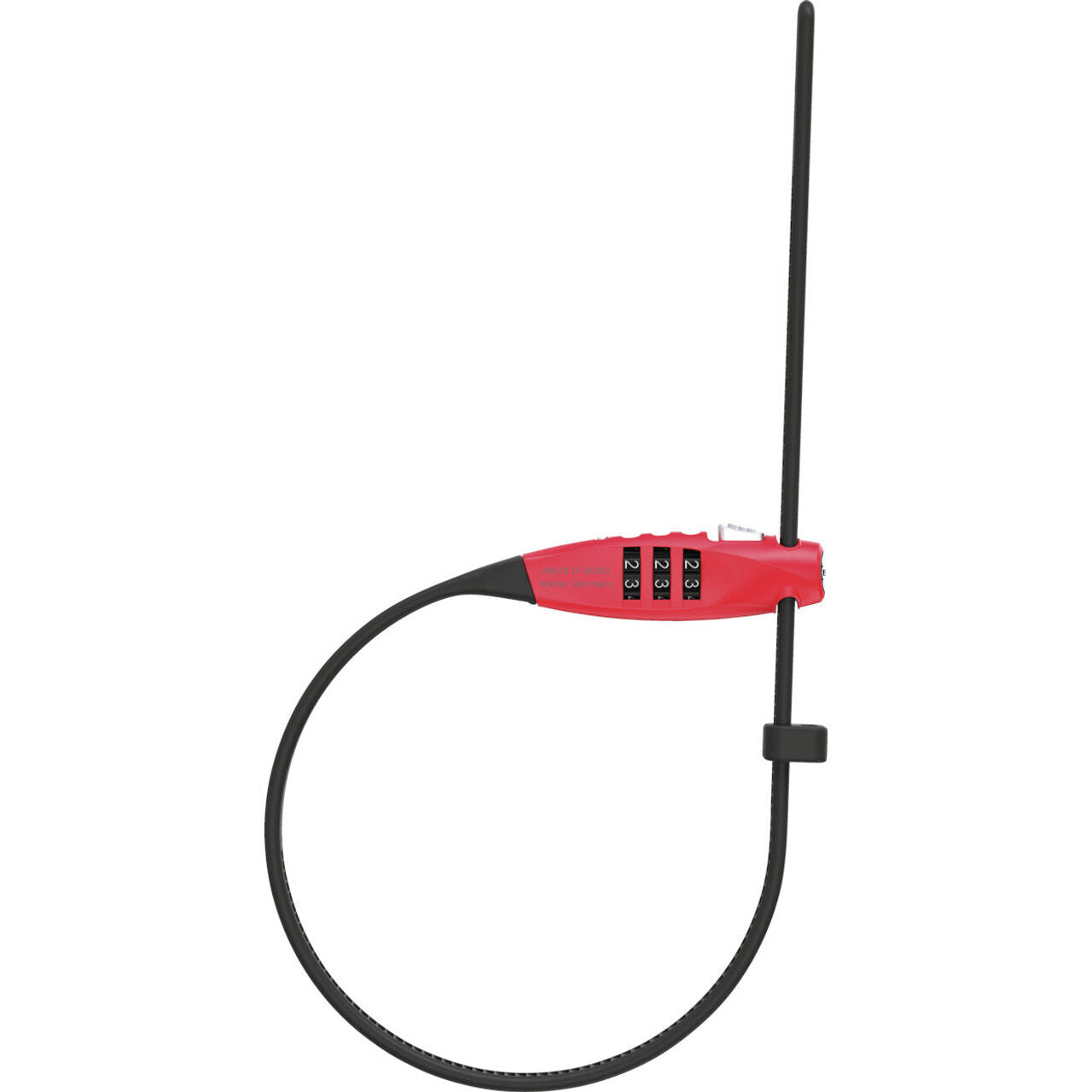 ABUS Combiflex Travelguard Lock Red