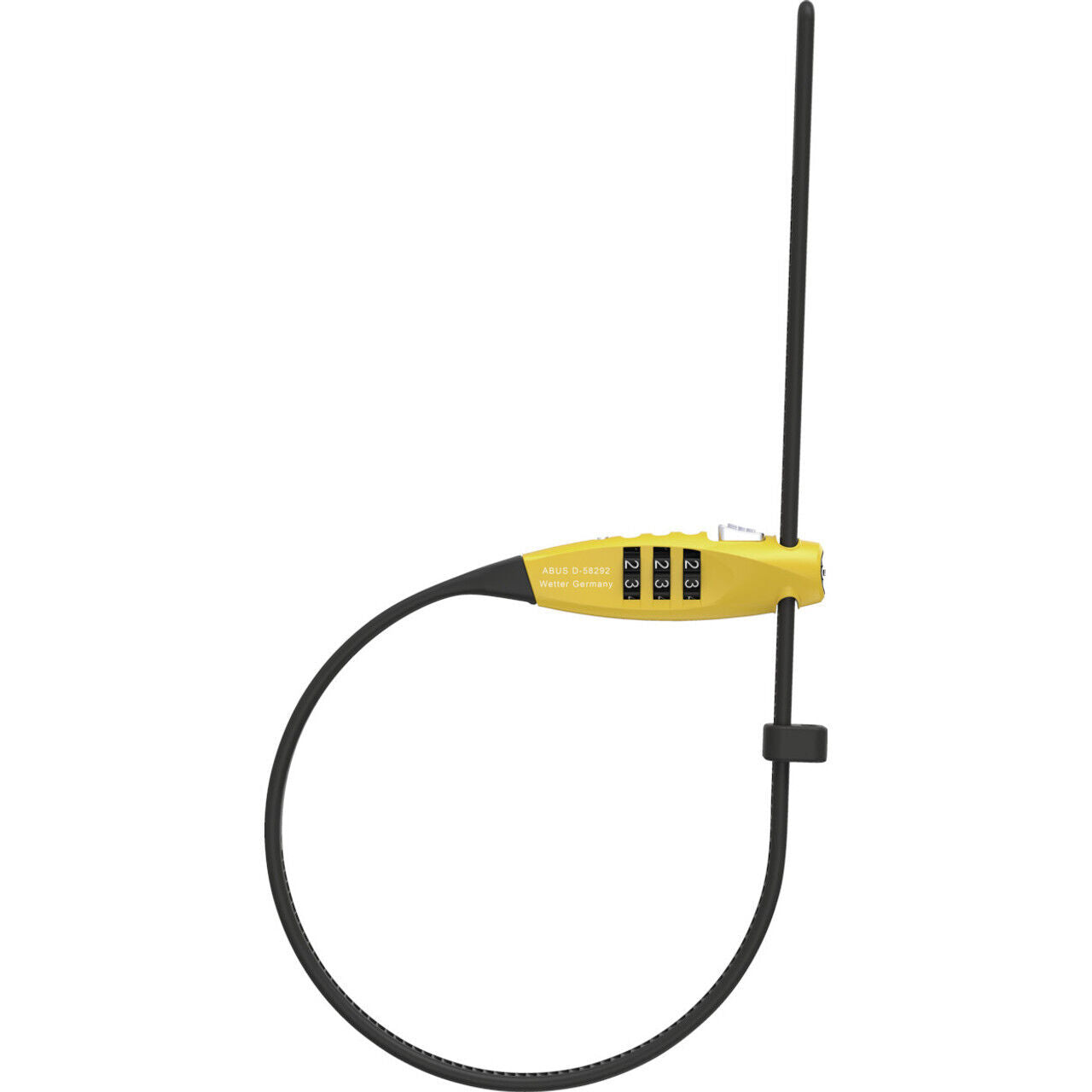 ABUS Combiflex Travelguard Lock Yellow