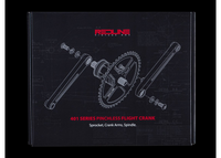 Redline Crank Set-vintage-flight 401 PINCHLESS-180MM-CH 180 MM SP:19 MM
