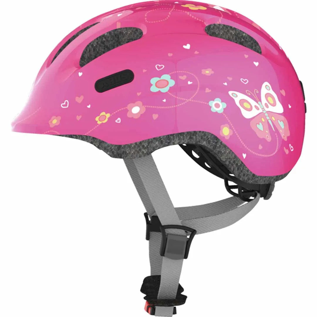 ABUS Smiley 2.0 Kids Helmet Pink Butterfly