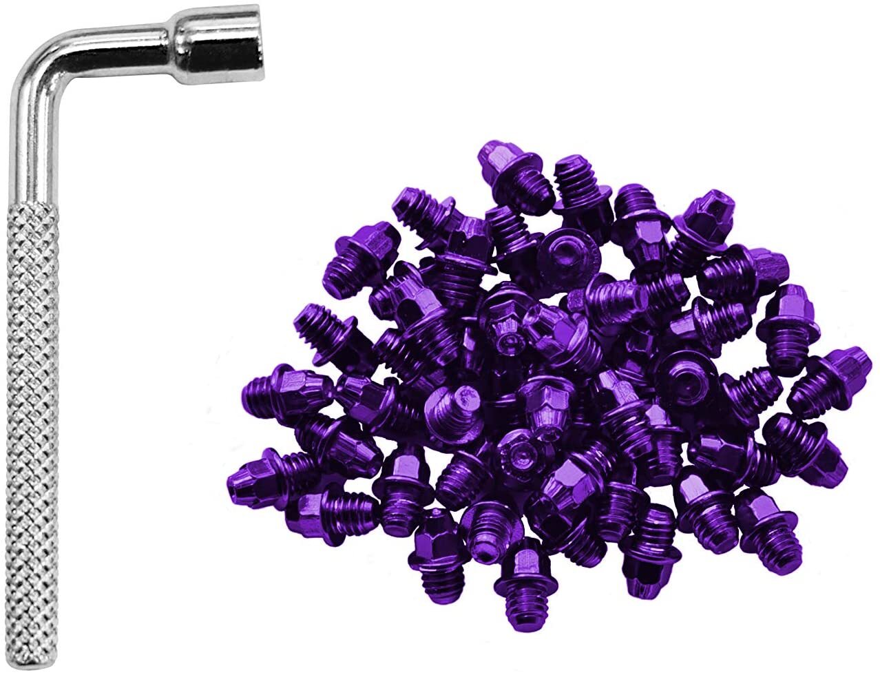 FUNN Street Pedal Pins M4 x 6mm Purple For Mamba/Ripper/Python