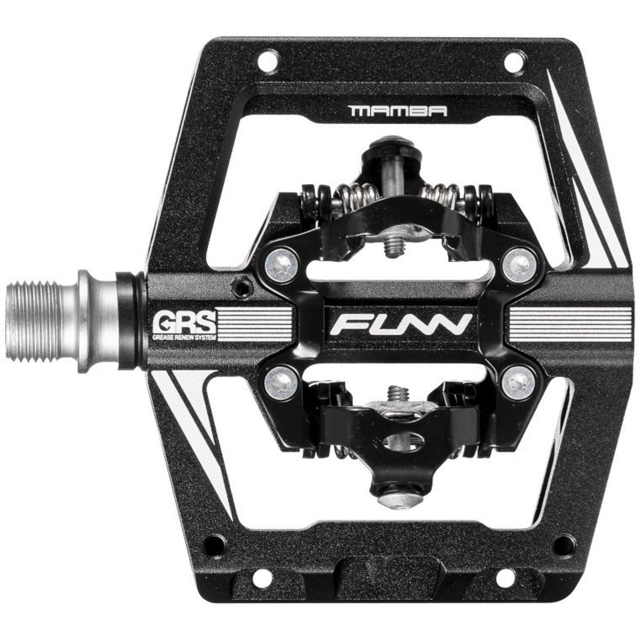 FUNN Mamba S SPD Two Side Clip MTB Pedals Black