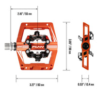 FUNN Mamba S SPD Two Side Clip MTB Pedals Black