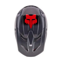 Fox V1 Interfere Helmet, Grey Red