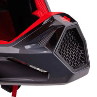 Fox V1 Interfere Helmet, Grey Red
