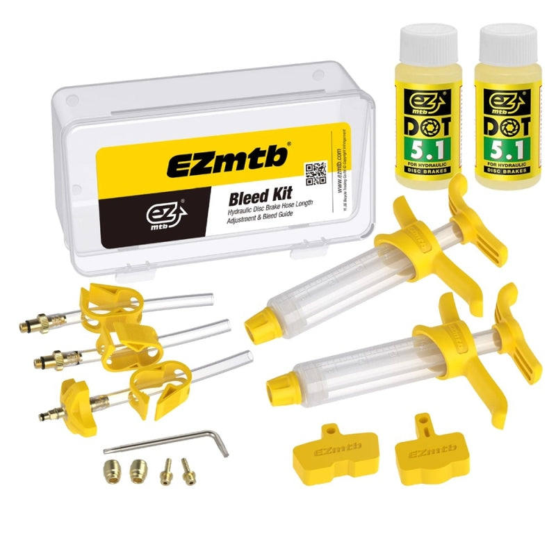 Ezmtb Brake Bleed Kit - Sram / Avid With 2 X Dot Fluid